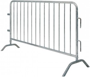 Galvanized stainless steel construction barricades crowd control barriers
