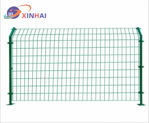 bilateral fence wire mesh galvanized chain link fence