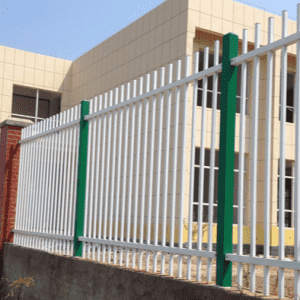 Metal fence wrought iron zinc steel fence panels factory supply fence