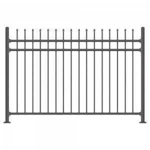 Professional manufacturer supply wrought iron gate and fence, cheap wrought iron fence new design