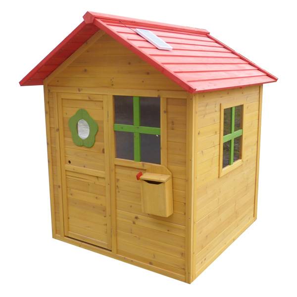 C234 Wooden Outdoor Simple Cubby House Lodge Featured Image