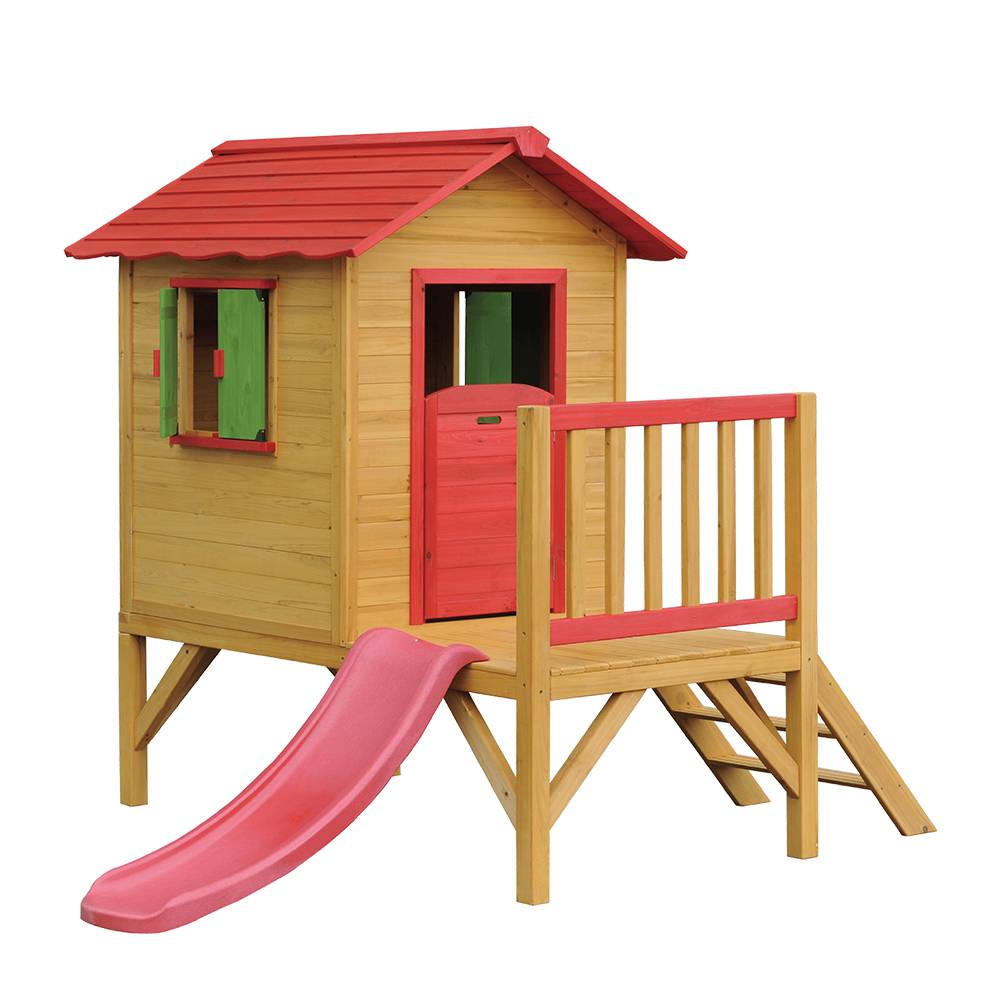 18 Years Factory Free Range Chicken House - Children Playhouse Wooden Outdoor With Slide – GHS