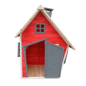 Chimney Playhouse Children Cubby Outdoor Playhouse