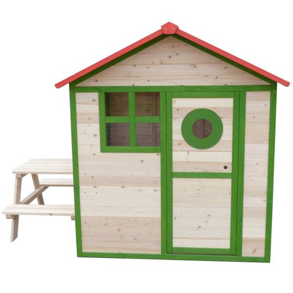 Super Purchasing for Extra Larg Chicken Coop Photo - Wooden Garden Funny Kids Playhouse With Bench – GHS