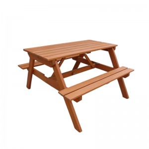 T081 Garden Wooden Foldble Picnic Table