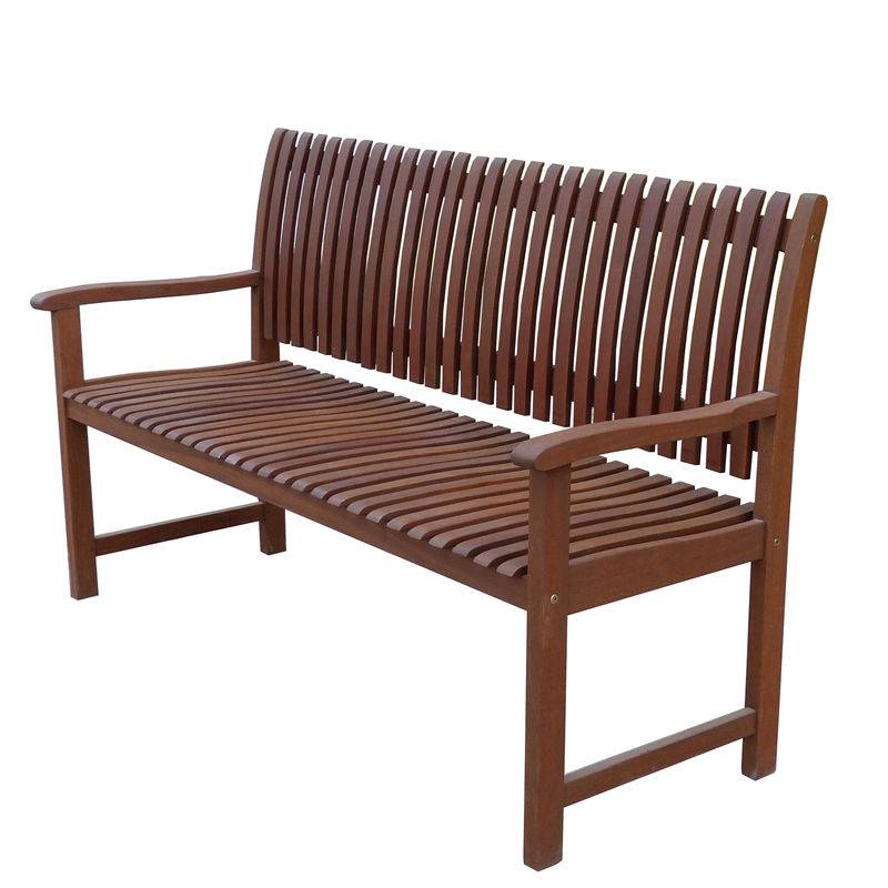 T228 Wood Garden Long Lounge Bench Featured Image