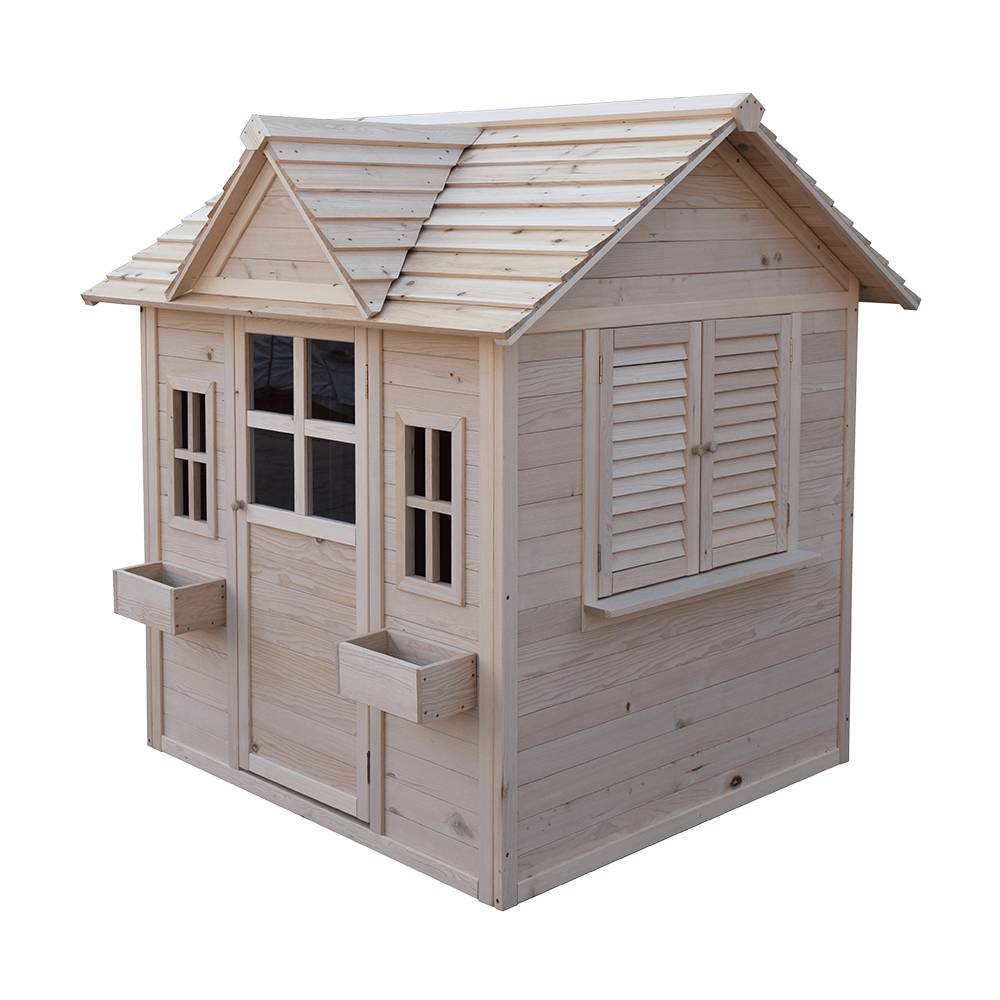 C386 Children Game Play House Set Wood Featured Image
