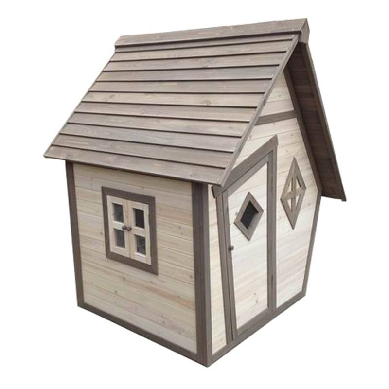 C031 Simple and Small Cubby House Wooden Kids Playhouse Featured Image