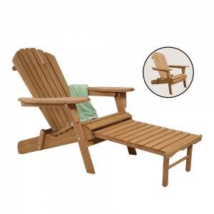 T083 Folding Wood Outdoor Adirondack Chair