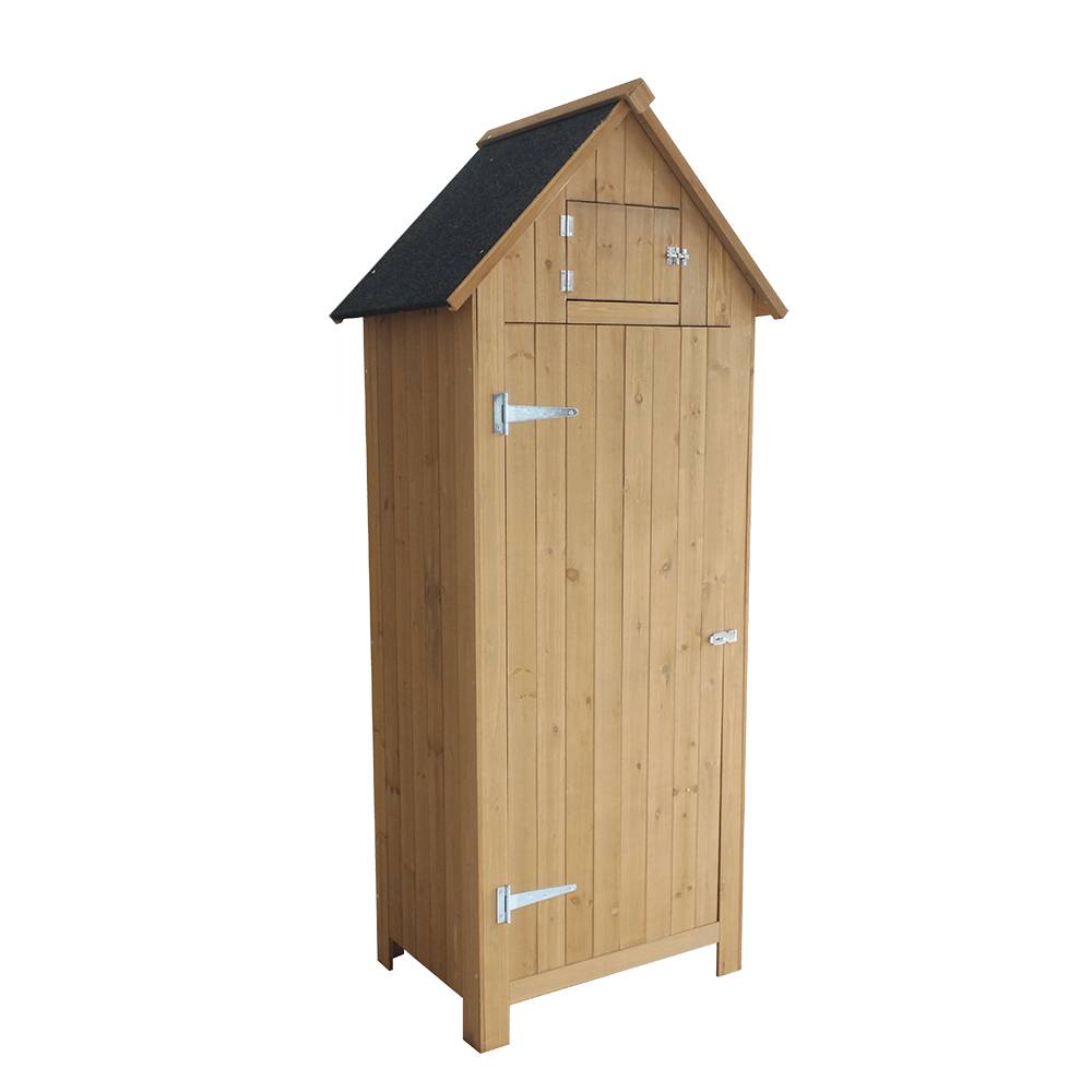 Big discounting Kids Wooden Playhouse - G395 Wooden Garden Shed With Apex Asphalt Roof And Raised Legs – GHS