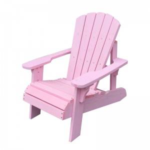 High Performance Wrought Iron Flower Shelf - T172 Good Quality Wooden Outdoor Children Adirondack Chair  – GHS