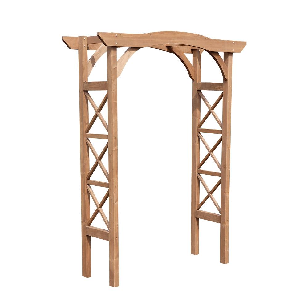 OEM manufacturer Plant Box Cabinet - G412 Wooden Outdoor Garden Arch – GHS