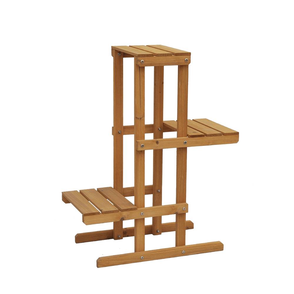 Good quality Iron Chicken Cage - Wooden Multilayer Plant Stand – GHS