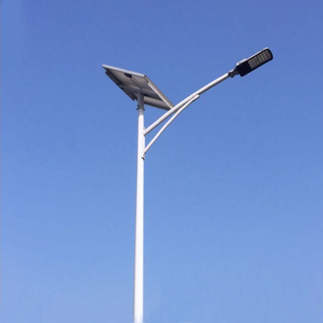 Yol Akıllı Güneş Paneli Gücü Yüksek Lümen Güneşli Sokak Lambası