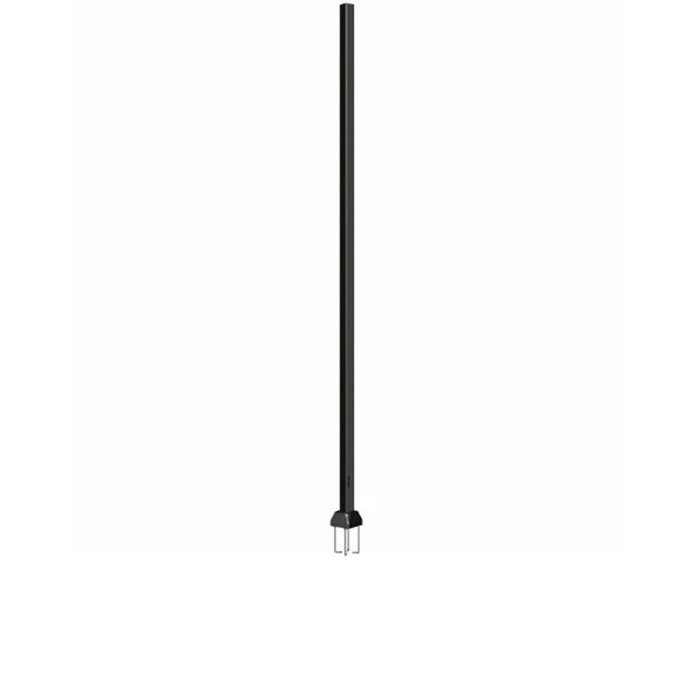 Round Straight Steel Anchor Base Light Pole