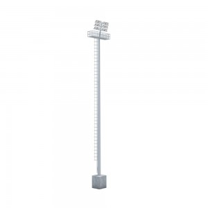 100% Original  Hot DIP Galvanized High Mast Lighting Pole  - 30M LED High Mast Flood Light Pole With Climb Ladder – Xintong
