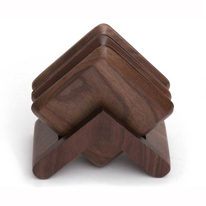 Simple Modern Wooden Heat Insulation Tea Coasters Cup Holder