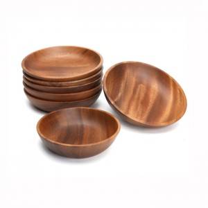 Customizable Wood Bowl For Rice Salad And Fruit