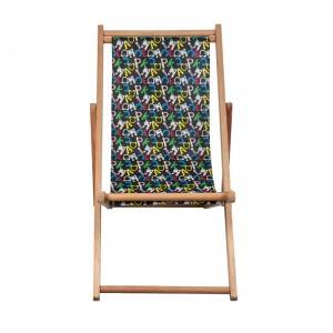 Sunshine Hardwood Folding Beach Chair Sun Lounge Deck Chair