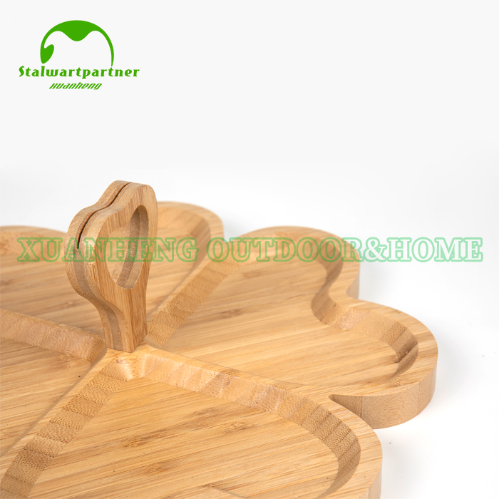 Bamboo Snack Food Serving Tray XH-C030