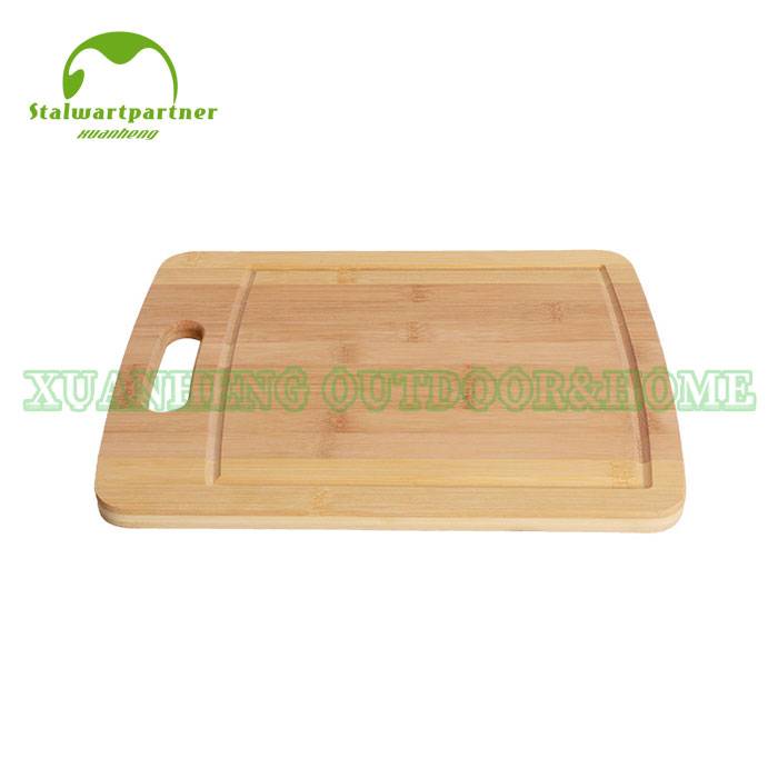 Natural Bamboo Cutting Chopping Board With Handle  XH-A065