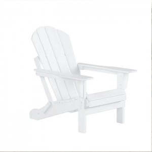 Folding Adirondack Chairs, Patio Chairs, Lawn Chairs, Outdoor Chairs, Beach Chair Plastic, Fire Pit Chairs, Weather Resistant with Cup Holder for Deck, Backyard, Garden XH-H012