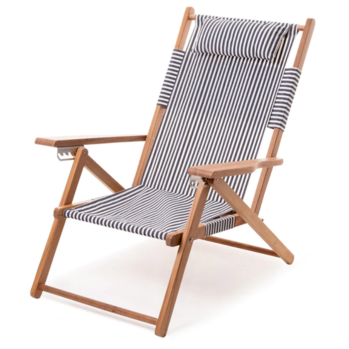 Wooden Folding Deck Beach Chair Sling Chair   XH-X098