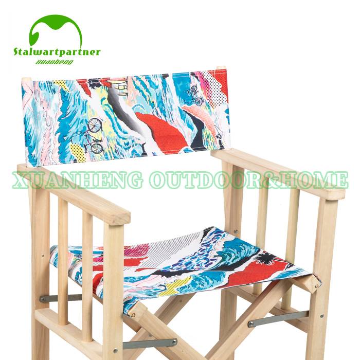 Wooden Make Up Chair For Film And Television Shooting XH-Y015