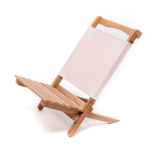 Portable Lunch Break Wooden Lounge Chair With Shoulder Strap   XH-X128