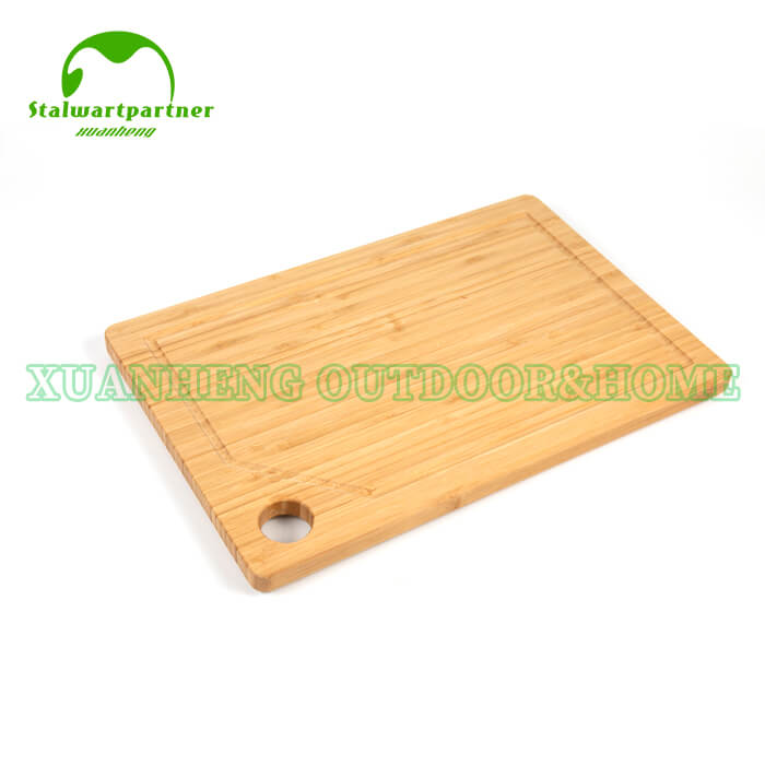Bamboo Cutting Board With Deep Drip Groove