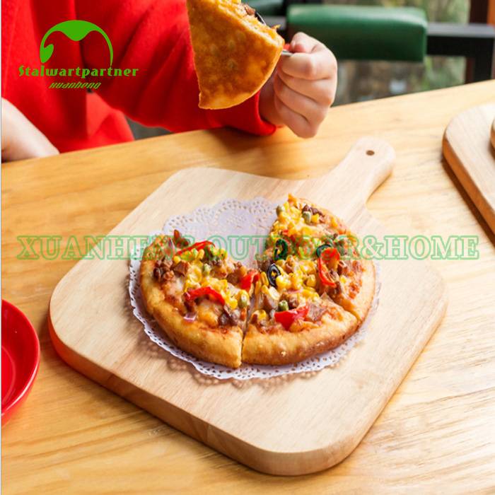 Natural Wood Chopping Board Cheese Pizza Bread Board