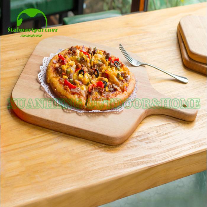 Natural Wood Chopping Board Cheese Pizza Bread Board