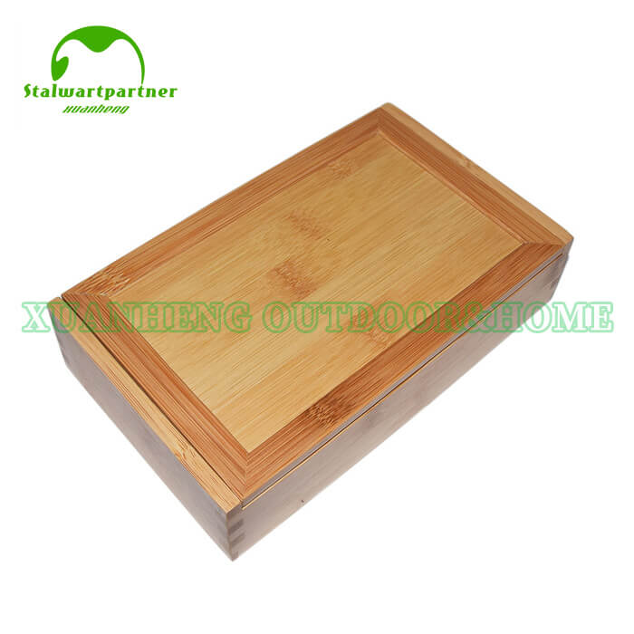 Handmade Bamboo Wooden Stash Box