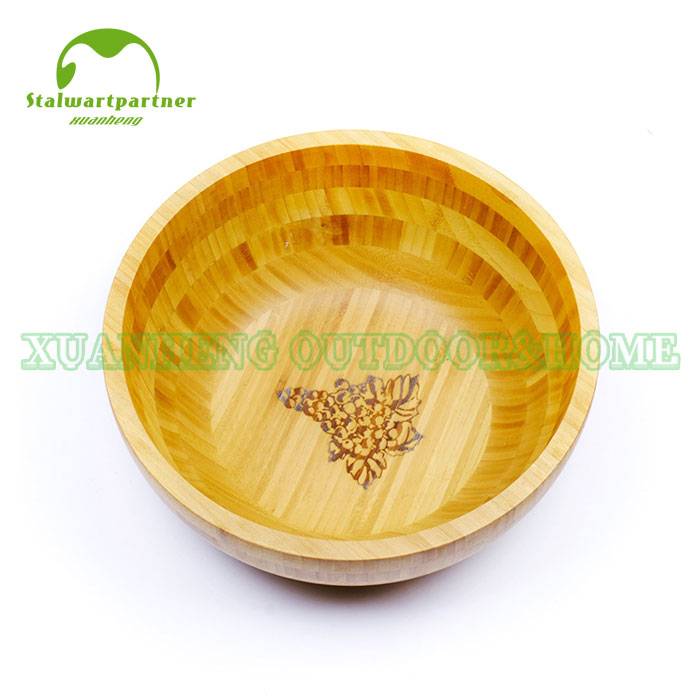 Personalize Bamboo Rice Salad Bowl