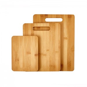 Natural Bamboo Cutting Board Set