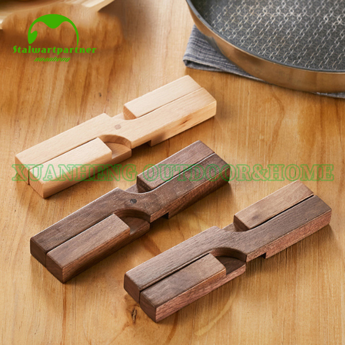 Wooden Cup Mat Bowl Pad Wok Stand With Custom Logo