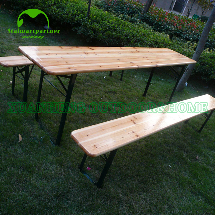 Folding Wooden Beer Pong Table XH-V003