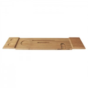 Factory Price For Bamboo Cutting Board - Bamboo Bathroom Furniture Book Bath Caddy Bathtub Rack – Xuanheng