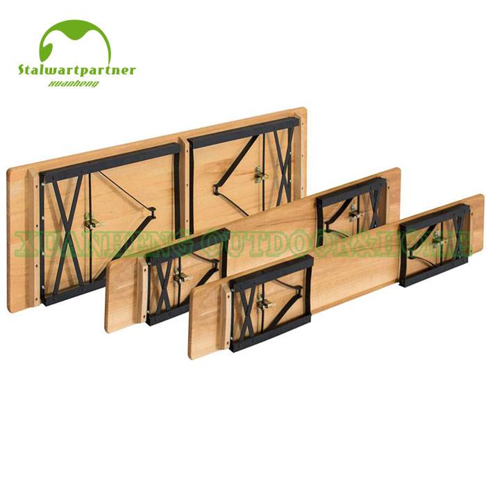 Wholesale German Wooden Beer Pong Table Benches Set XH-V027