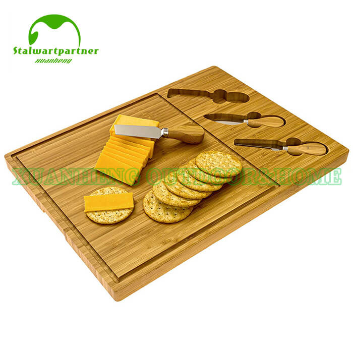 New Creative Full Bamboo Cutting Boardr Mini Cheese Board