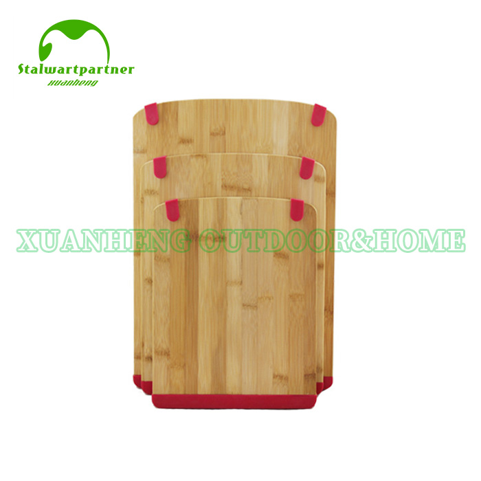 Bamboo Cutting Board Set – Eco-Friendly 3-Piece Chopping Boards