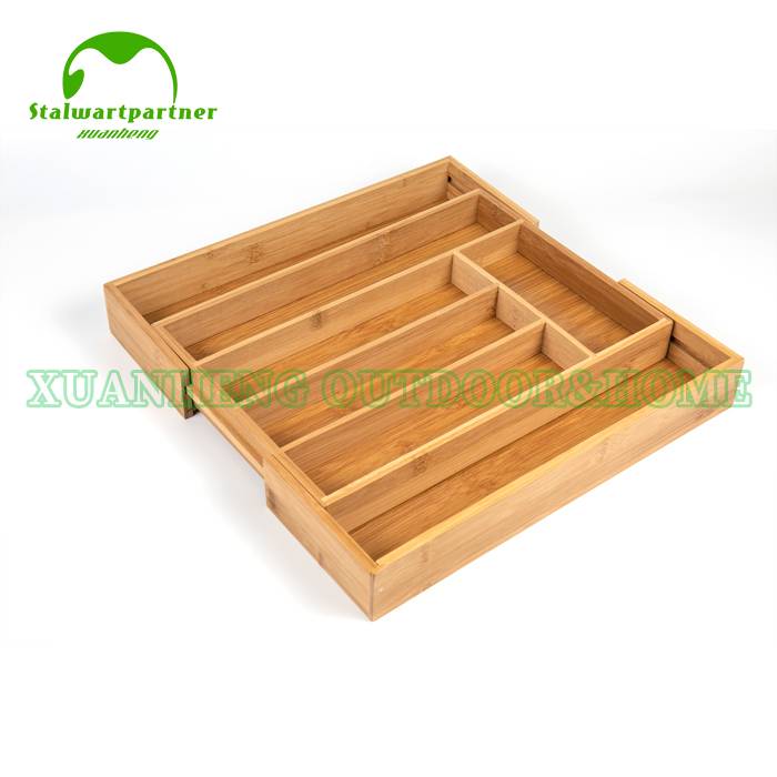Adjustable Kitchen Cutlery And Utensil Tray Drawer Divider