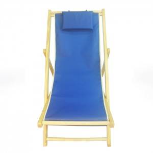 Outdoor Camping Leisure Picnic Fishing Seaside Wooden Beach Chair XH-X020