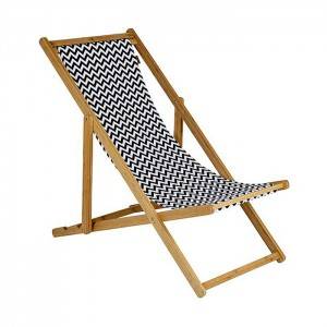 Adjustable Wood Beach Sling Chair   XH-X044