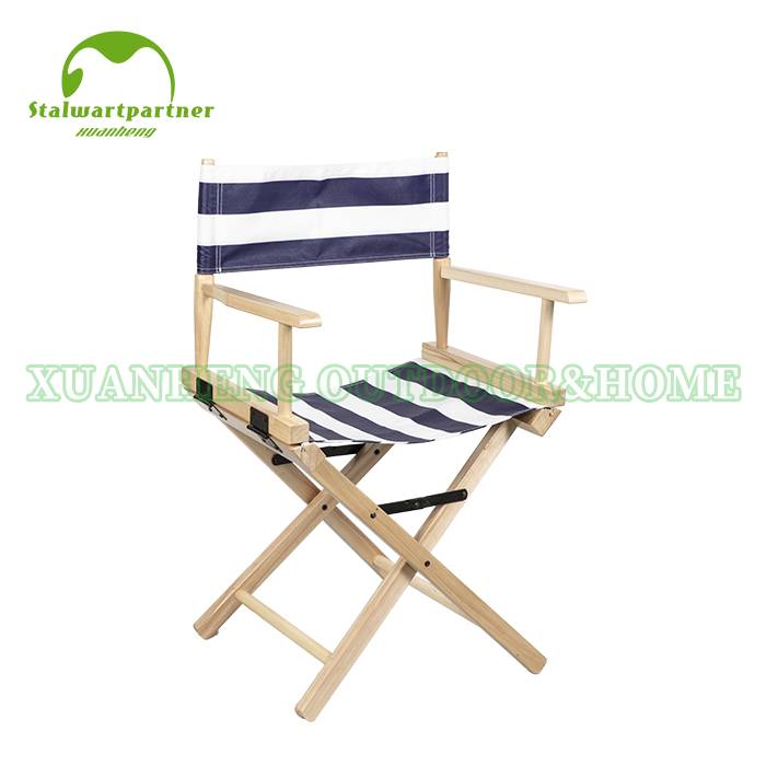 Natural Frame Canvas Wooden Bar Stool Bench XH-Y007
