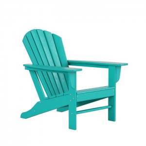 Foldable Plastic Recycling Poly Adirondack Chair Patio Lawn Porch Barbecue chair XH-H033