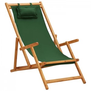 Comfortable Sling Wooden Beach Chairs XH-X068