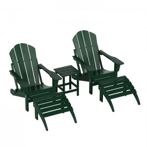 Adirondack Chair with End Table with Many Color Choice XH-H056