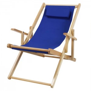 Folding Outdoor  Wood Lawn Sling Chair XH-X076