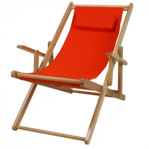 Outdoor Folding Wooden Garden Beach Chair XH-X078
